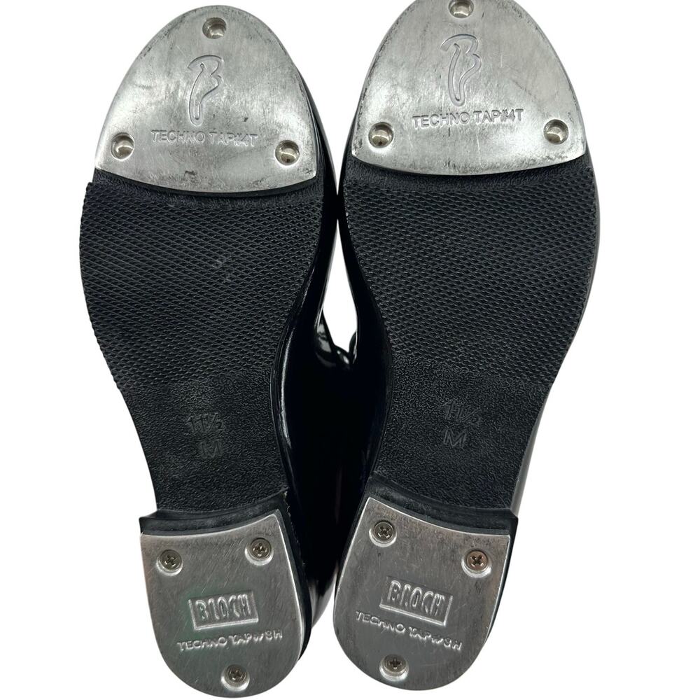 Dance Now Girls Black Tap Shoes 11.5 - Picture 7 of 9